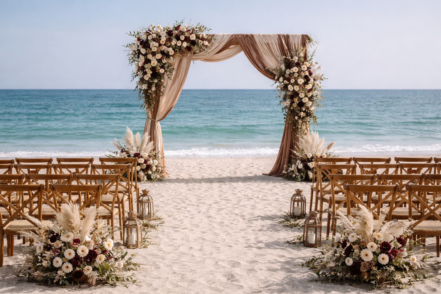 A same-sex couple celebrating their wedding ceremony in Florida